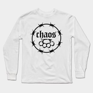 Chaos Brass knuckles Long Sleeve T-Shirt